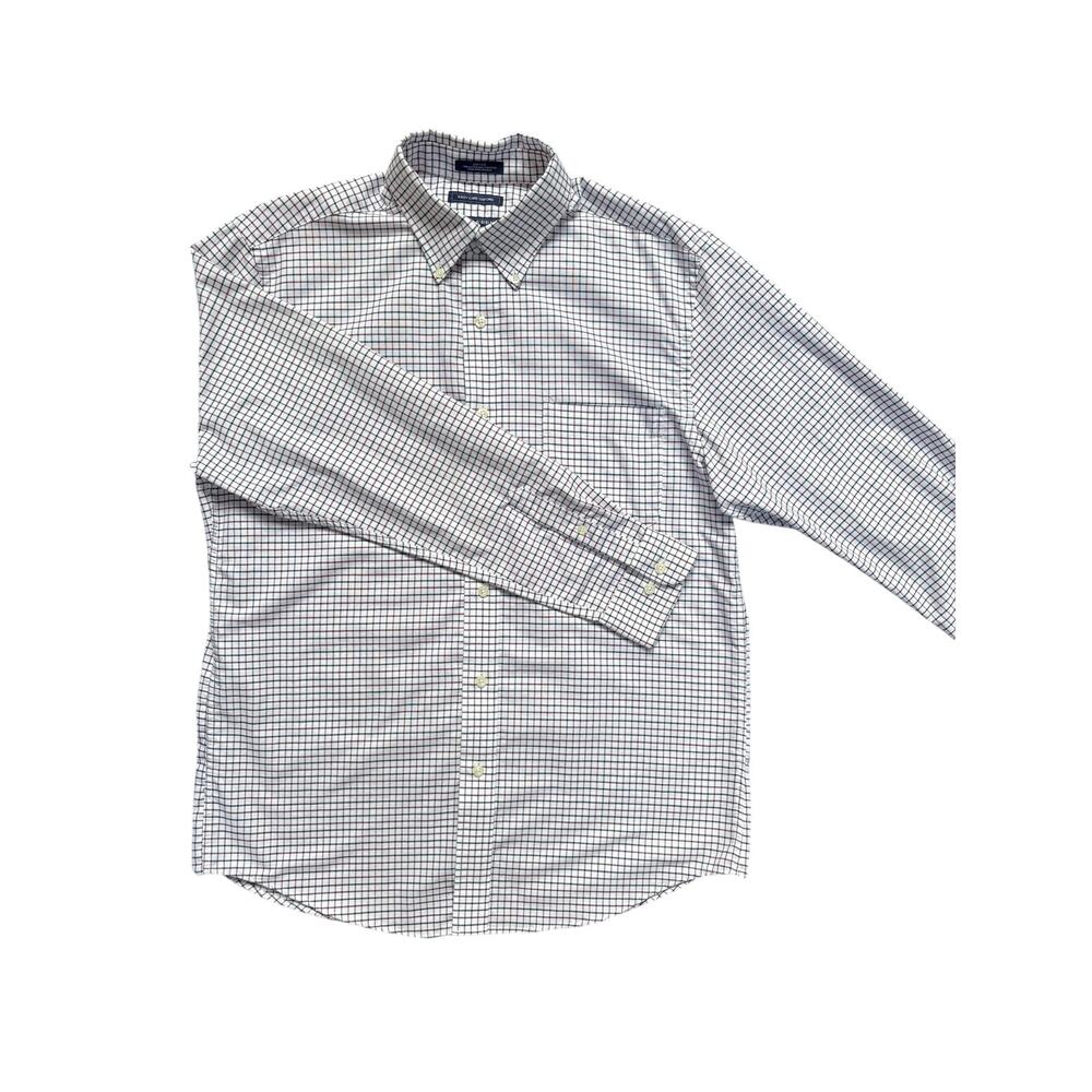 Saddlebred Button Down Dress Shirt, Size 16, 34/35 (XL)